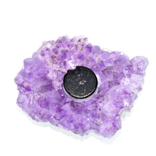 Load image into Gallery viewer, Amethyst Crystal Druzy Candle Holder - Wicca Witchcraft Spells Incantations Divination
